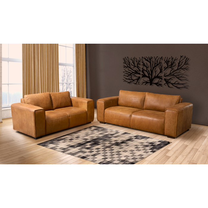 remni leather lounge suite - Image 2