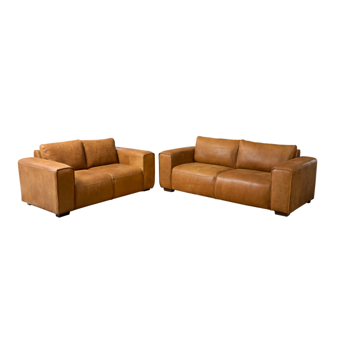 remni leather lounge suite - Image 3