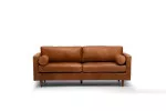 Hebert 3 seater leather couch