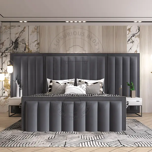 Alpha Upholstered Bed Frame - Image 2